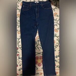 Abercrombie & Fitch Slim Straight Ultra High Rise in size 14